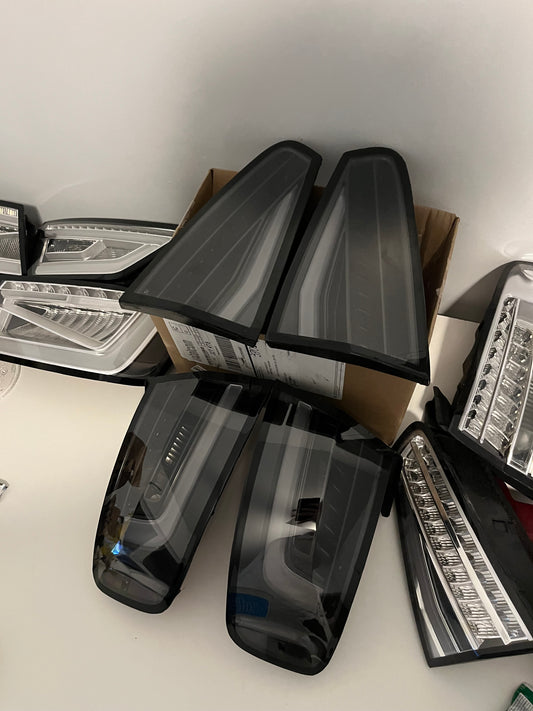 Audi S4 2013-2017 black housing taillights
